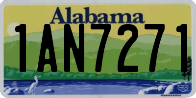 AL license plate 1AN7271