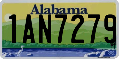 AL license plate 1AN7279