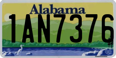 AL license plate 1AN7376
