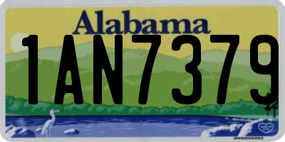 AL license plate 1AN7379