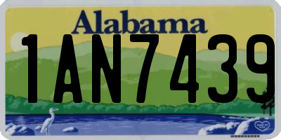 AL license plate 1AN7439