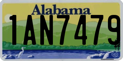 AL license plate 1AN7479