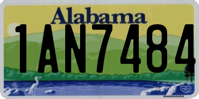 AL license plate 1AN7484
