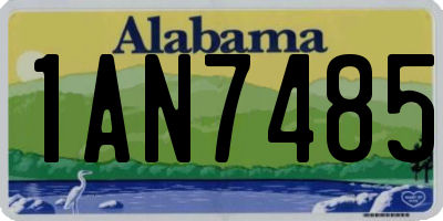 AL license plate 1AN7485