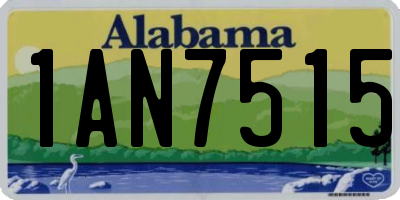 AL license plate 1AN7515