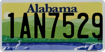 AL license plate 1AN7529