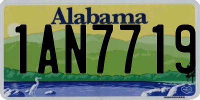 AL license plate 1AN7719