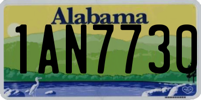 AL license plate 1AN7730