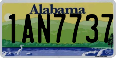 AL license plate 1AN7737