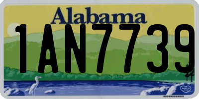 AL license plate 1AN7739