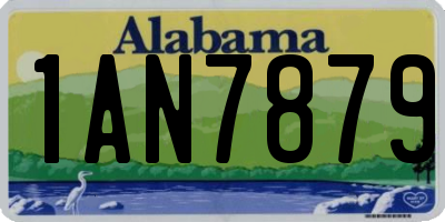 AL license plate 1AN7879