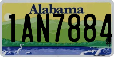 AL license plate 1AN7884