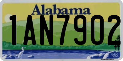 AL license plate 1AN7902