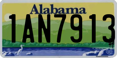 AL license plate 1AN7913