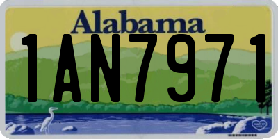 AL license plate 1AN7971