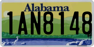 AL license plate 1AN8148