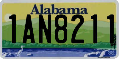 AL license plate 1AN8211