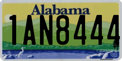 AL license plate 1AN8444