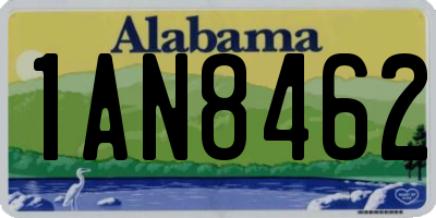 AL license plate 1AN8462