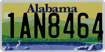 AL license plate 1AN8464