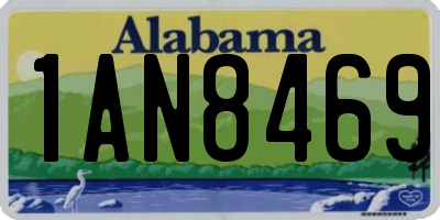AL license plate 1AN8469