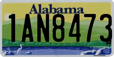 AL license plate 1AN8473