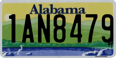 AL license plate 1AN8479