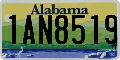 AL license plate 1AN8519