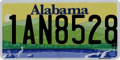 AL license plate 1AN8528