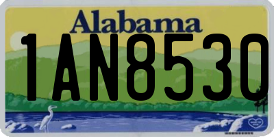 AL license plate 1AN8530