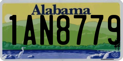 AL license plate 1AN8779