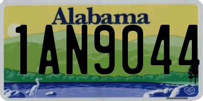 AL license plate 1AN9044