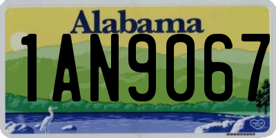 AL license plate 1AN9067