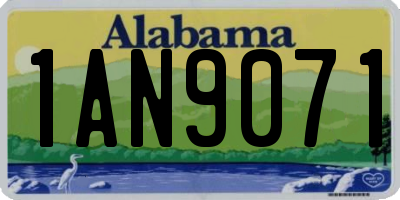 AL license plate 1AN9071