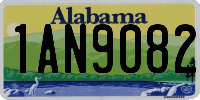 AL license plate 1AN9082