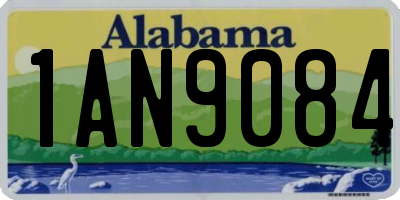 AL license plate 1AN9084