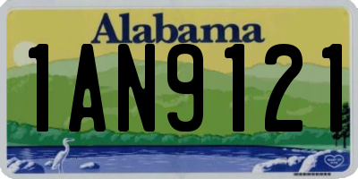 AL license plate 1AN9121