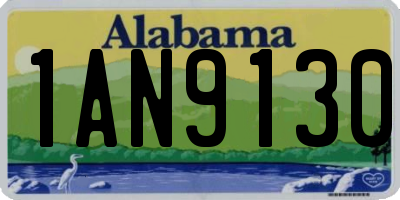 AL license plate 1AN9130