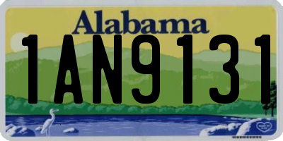 AL license plate 1AN9131