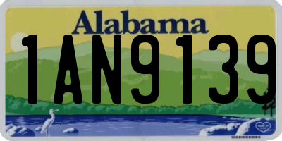 AL license plate 1AN9139