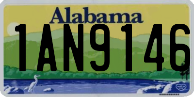 AL license plate 1AN9146