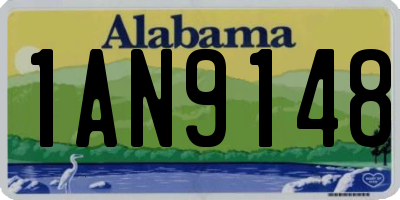AL license plate 1AN9148