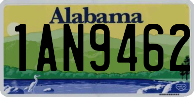 AL license plate 1AN9462