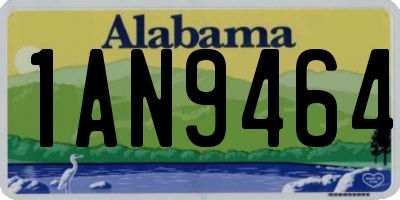 AL license plate 1AN9464