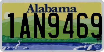 AL license plate 1AN9469