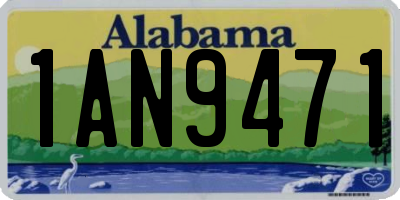 AL license plate 1AN9471