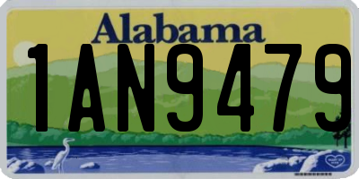 AL license plate 1AN9479