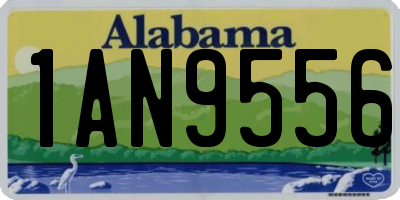 AL license plate 1AN9556