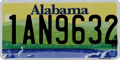 AL license plate 1AN9632