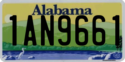 AL license plate 1AN9661